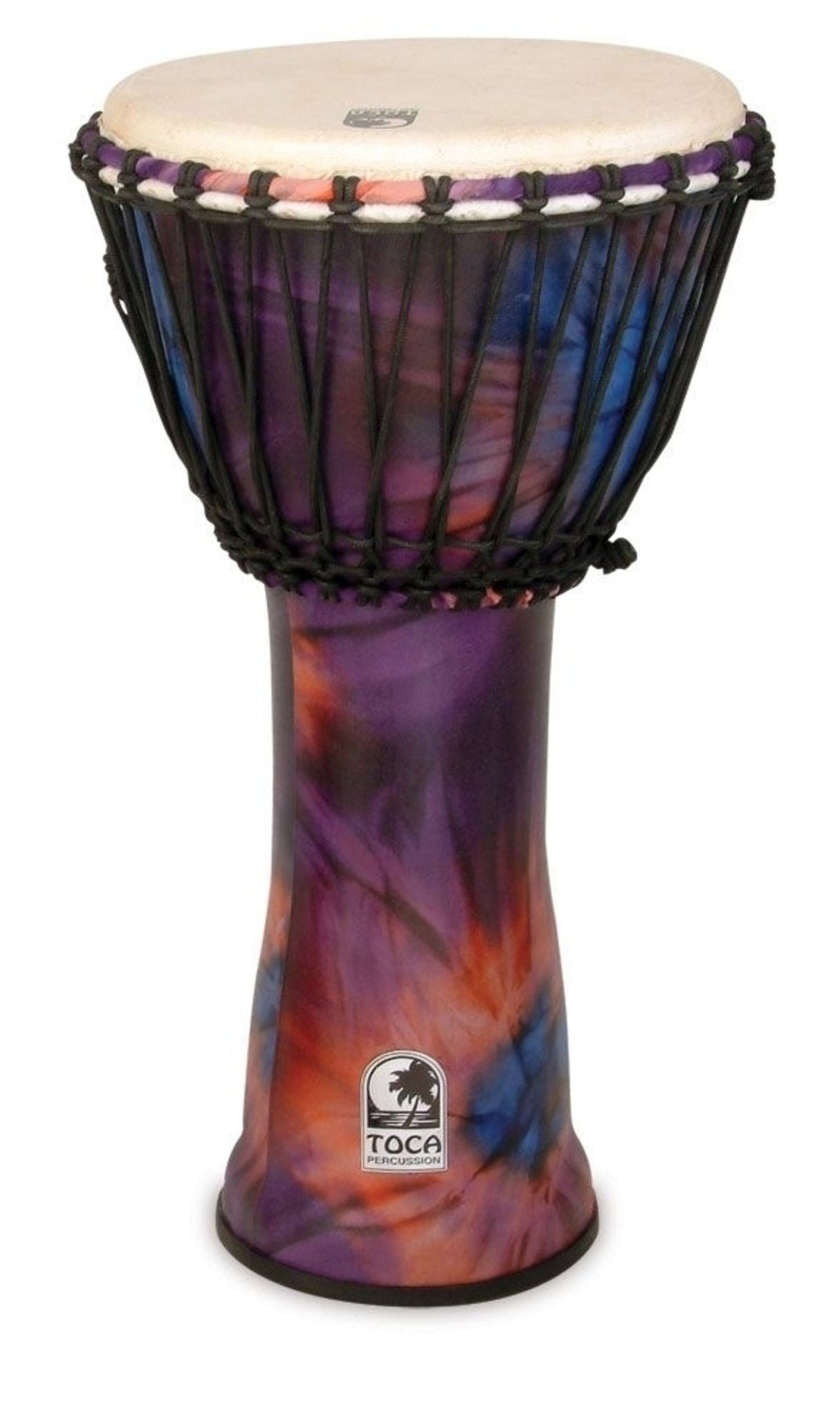 Toca Djembe Freestyle Rope Tuned - Kente Cloth (SFDJ-10K)
