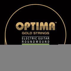 Optima Strings pour guitare électrique cordes Gold à filet rond - Ensemble (2028 RL)