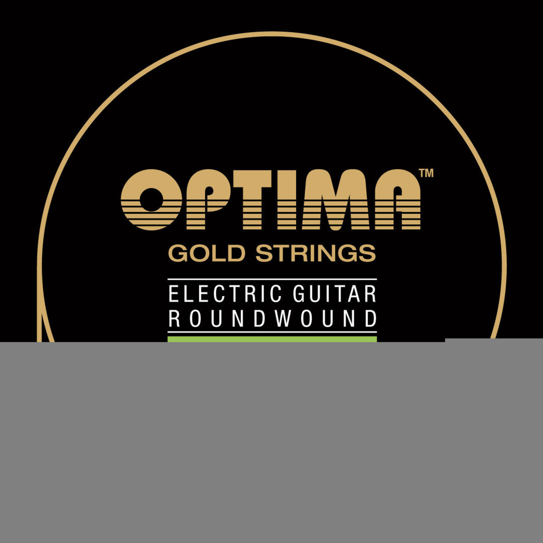 Optima Strings pour guitare électrique cordes Gold à filet rond - Ensemble (2028 RL)