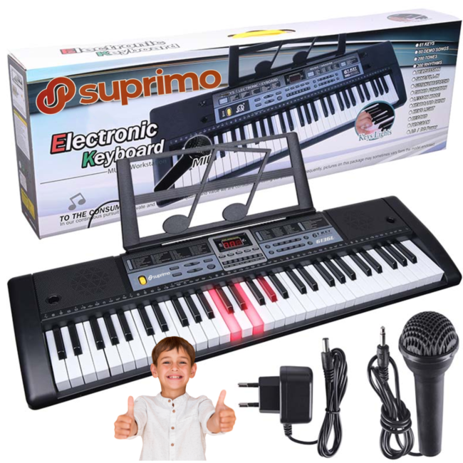 SUPRIMO 6136L keyboard avec microphone