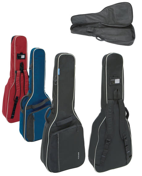 GEWA Guitar gig bag Economy 12 - Classic 1/4-1/8 red