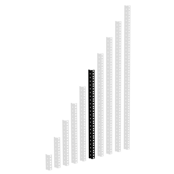 Adam Hall 61535 B Rail Rack Robuste (Noir)