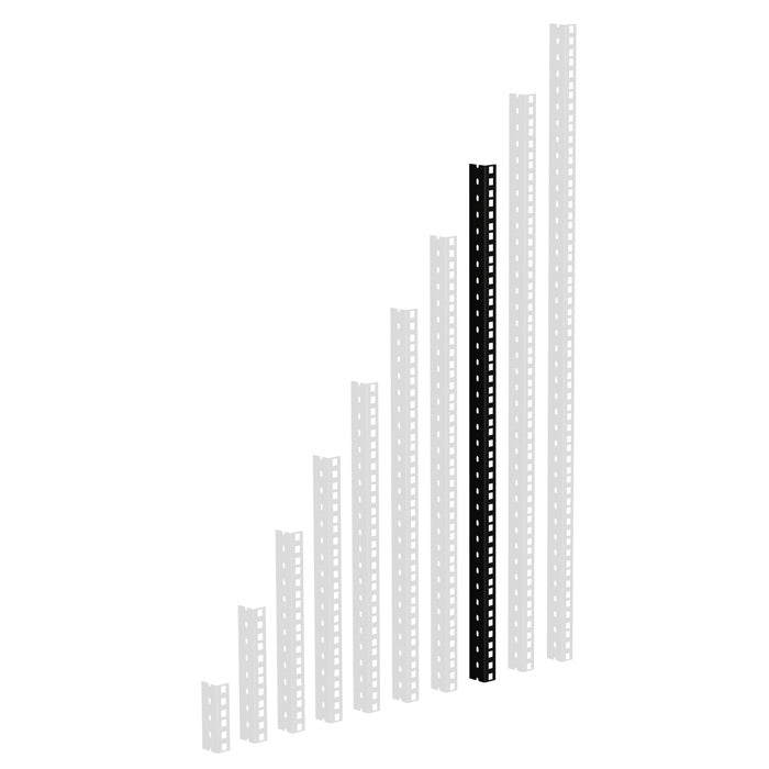 Adam Hall 61535 B Rail Rack Robuste (Noir)