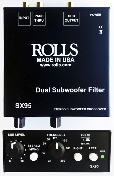 ROLLS SX95 Crossover de subwoofer stéréo