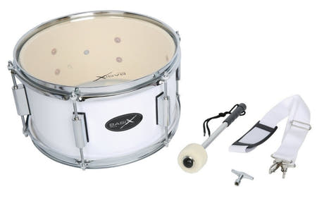 Grosse caisse de marche Basix 12" x 7", blanche
