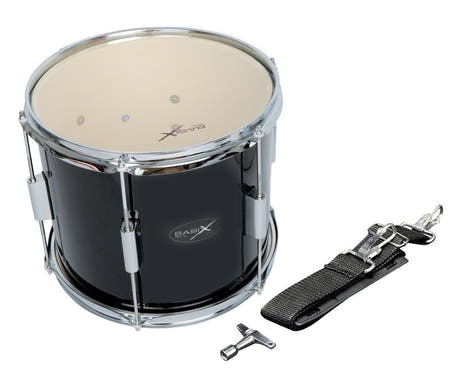 Basix tambour de marche 12" x 10", noir
