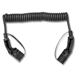 Câble de recharge spiralé Type-2 32A triphasé 5 Mètres