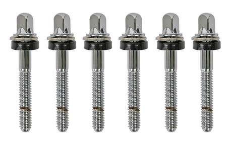 Latin Percussion Tension rods Mini Timbales + Micro Snare + Drum Timbales - LP845-K 845-JD LP846-SN LP848-SN LP812-C LP813-C LP812-BN LP813-BN - Chrome , 6 pièces (LP2540)
