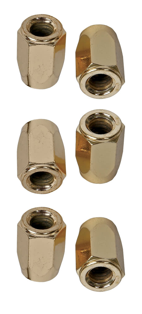 Accessoires de vis de réglage et tiges de tension Latin Percussion Tuning Nut Super Nuts - 3/8" Gold (LP952D)