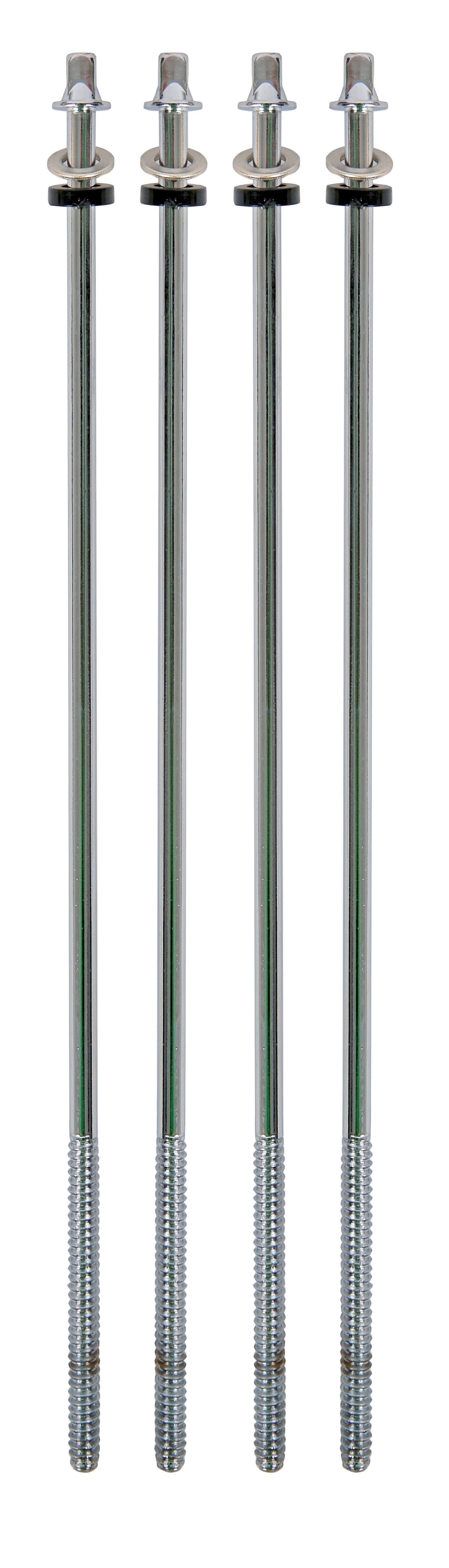 Latin Percussion Tirants de tension pour repinique brésilien - LP3110 LP3112 - Chrome, 4 pièces (LP3921)
