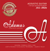Cordes de guitare Adamas Historic Reissue 1749, Super-Light .011-.052