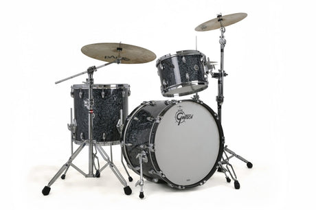 Gretsch Brooklyn Deep Black Marine Pearl Drum Set - Exhibition Model