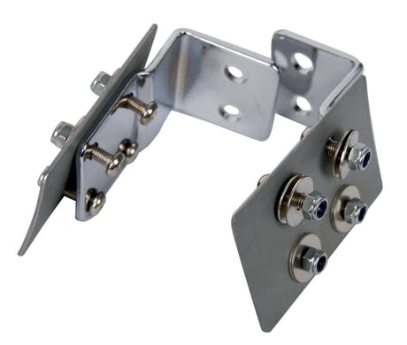 Latin Percussion Mount bracket Timbales pour LP + fûts Tito Puente + LP980 - LP981 LP981A LP982 stands - 2 trous, Chrome (LP984)