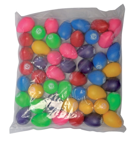 Latin Percussion RHYTHMIX Egg Shaker Bulk pack - Mixed Colors (LPR001BD48-I)