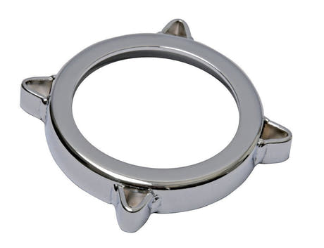 LPM931 cercle inférieur 4 1/4" pour minibongos LPMC, chromé