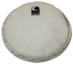 Peau de Djembe Toca Freestyle Mech. Tuned - 10" en peau de chèvre noire, mécanique (TP-FHMB10)