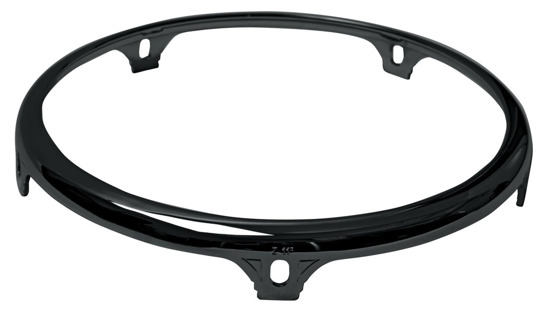 Latin Percussion Hooped Conga Comfort Curve II - Z Series (col allongé) Black Mirror - 11" Quinto | 5 trous (LP772C)