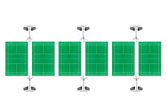 Natminton - pack complet pour 5 terrains