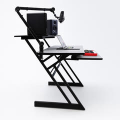 Bureau d’étude avec étagères et extension pour keyboard (120 cm)