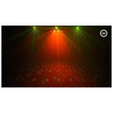 LIGHT4ME T-BAR LED PAR DERBY LASER diskoteklys multieffektsæt