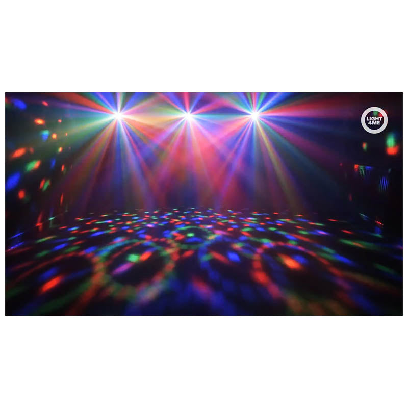 LIGHT4ME T-BAR LED PAR BLOMSTERKUGLE LASER UV STROBE éclairage de discothèque multieffet