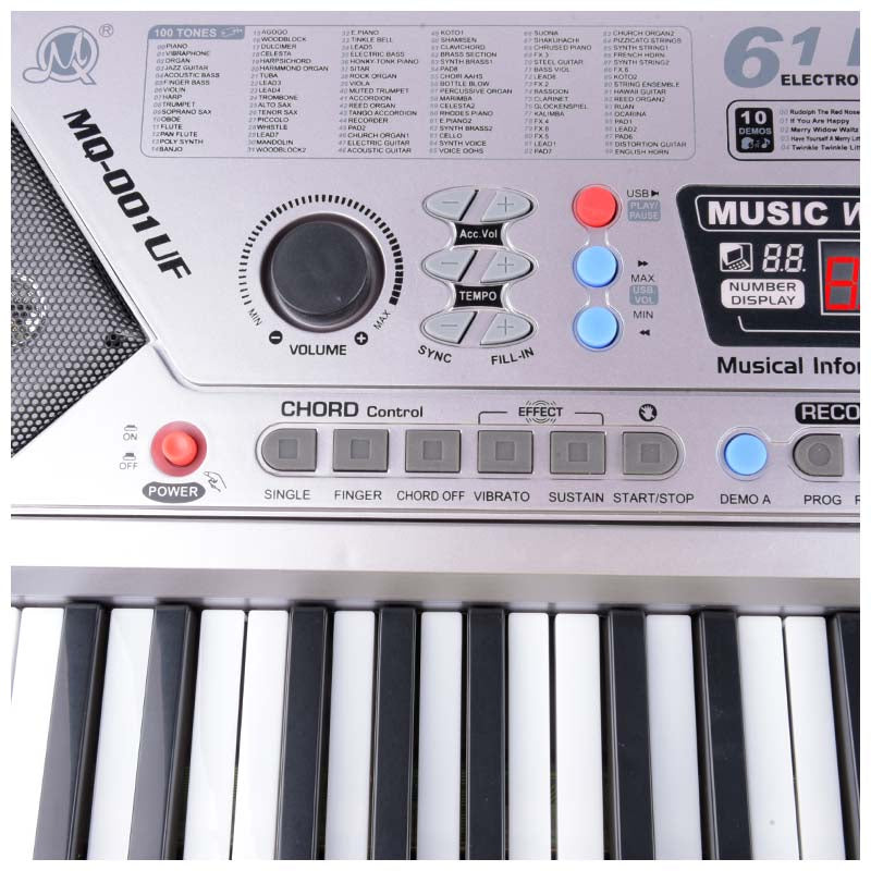 MQ 001 UF KLAVER touches d’orgue avec microphone pour
