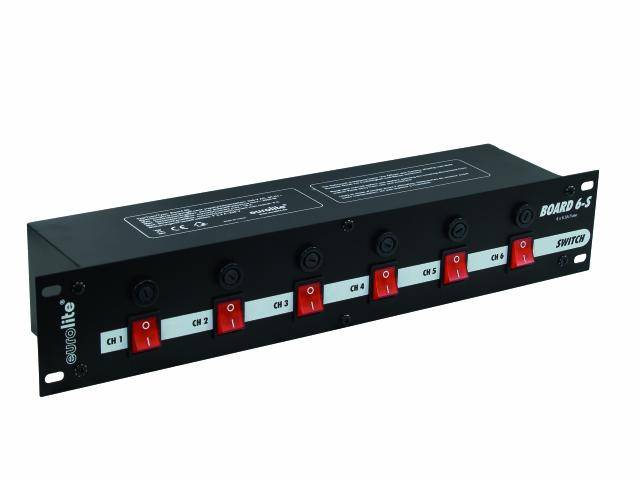 Eurolite Board 6-S Panneau d'Interrupteur