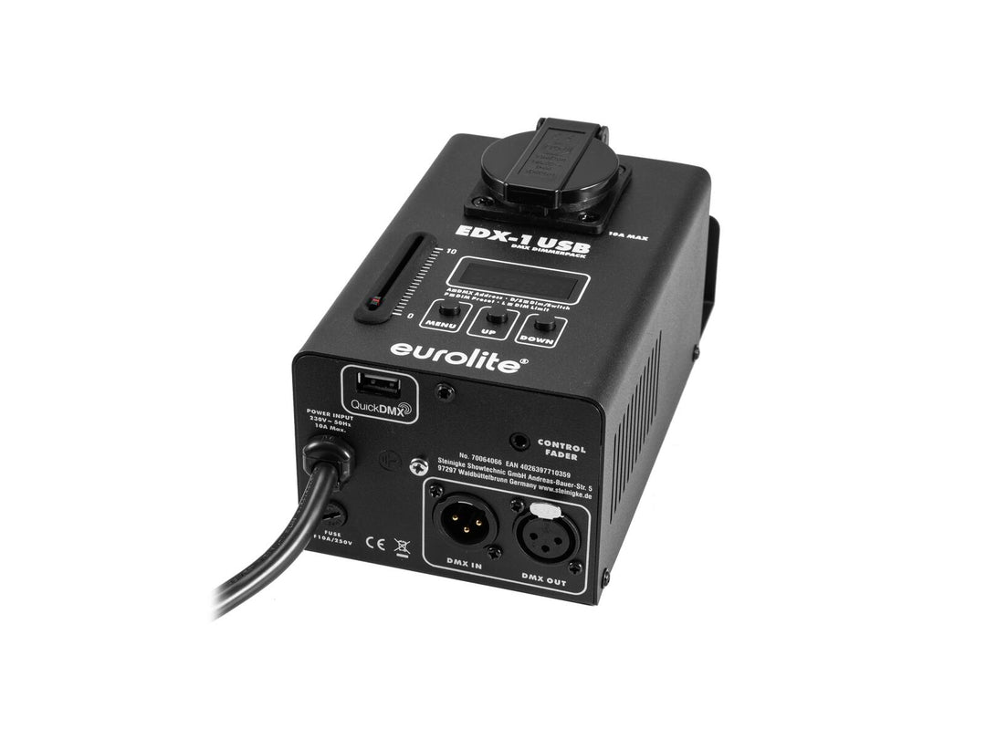 EUROLITE EDX-1 DMX USB Pack gradateur