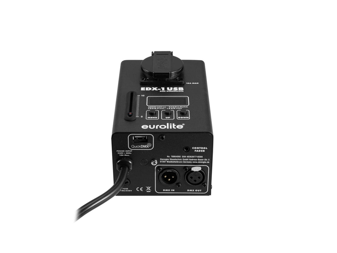 EUROLITE EDX-1 DMX USB Pack gradateur