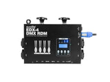 EUROLITE Set 4x PAR-30 Spot bk dim2warm + EDX-4 DMX RDM LED Dimmer Pack