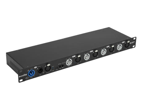 EUROLITE DMX Power Splitter 4x4 XLR 5 broches