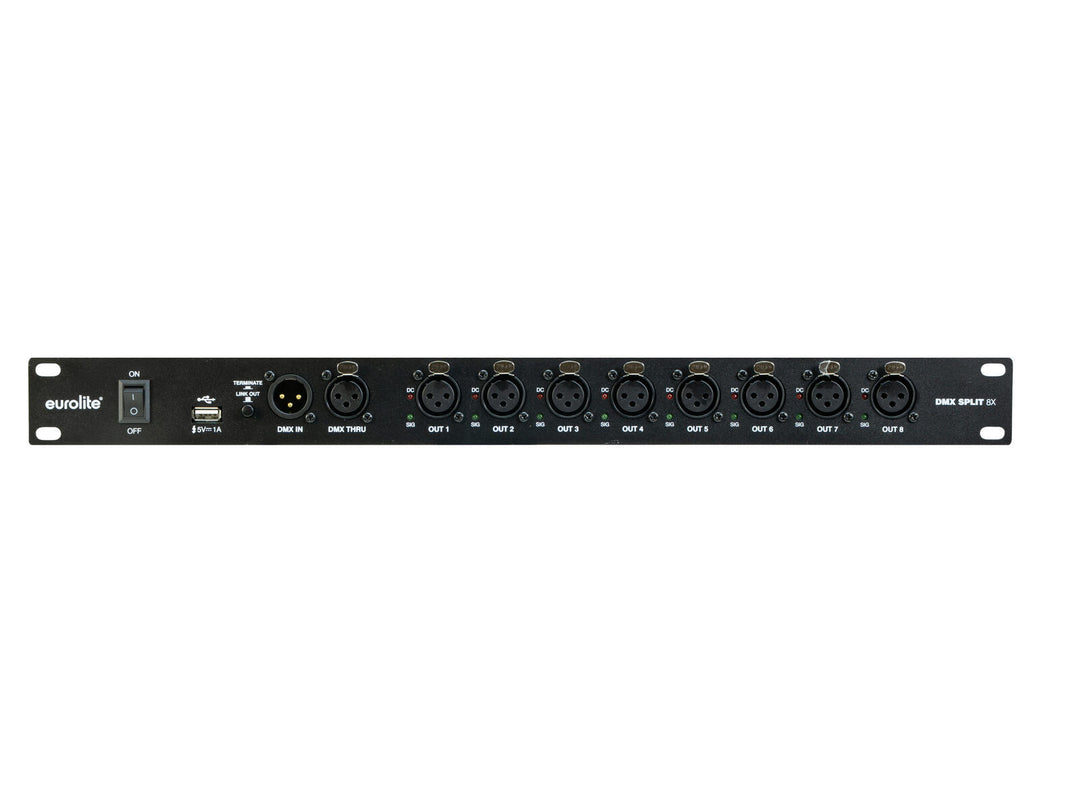 EUROLITE DMX Split 8X répartiteur 3 broches