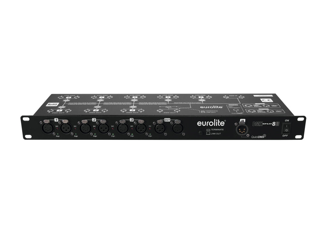 EUROLITE DMX Split 8X Répartiteur