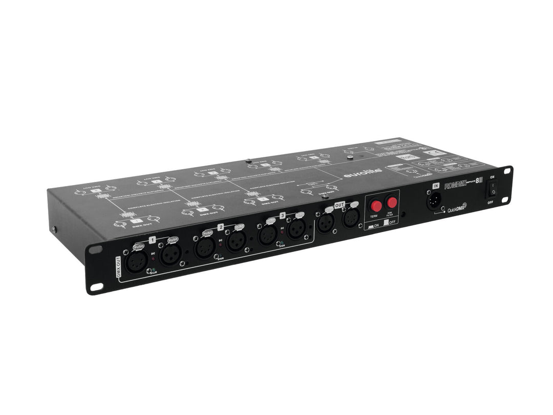 EUROLITE DMX Split 8X RDM Répartiteur