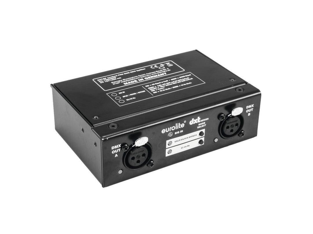 EUROLITE DXT-SP 1in/2out PRO Répartiteur DMX RDM