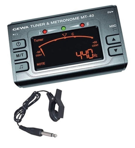 GEWA MT-40 accordeur, métronome et générateur de tonalité
