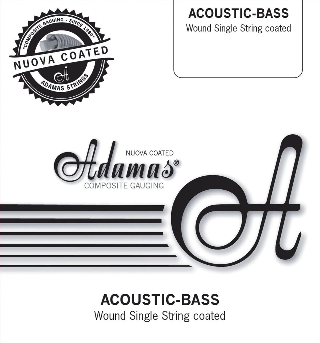 Adamas Corde simple Nuova coated phosphor bronze - .100in./2,54mm (wound)