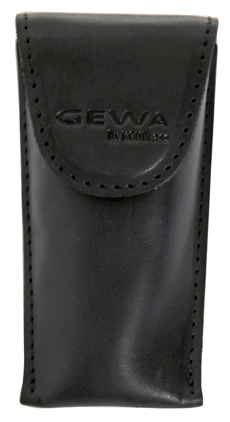 GEWA Crazy Horse Trumpet Single pour 1 embouchure de trompette, noire