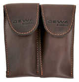 GEWA Crazy Horse Trumpet Double pour 2 embouchures de trompettes, marron