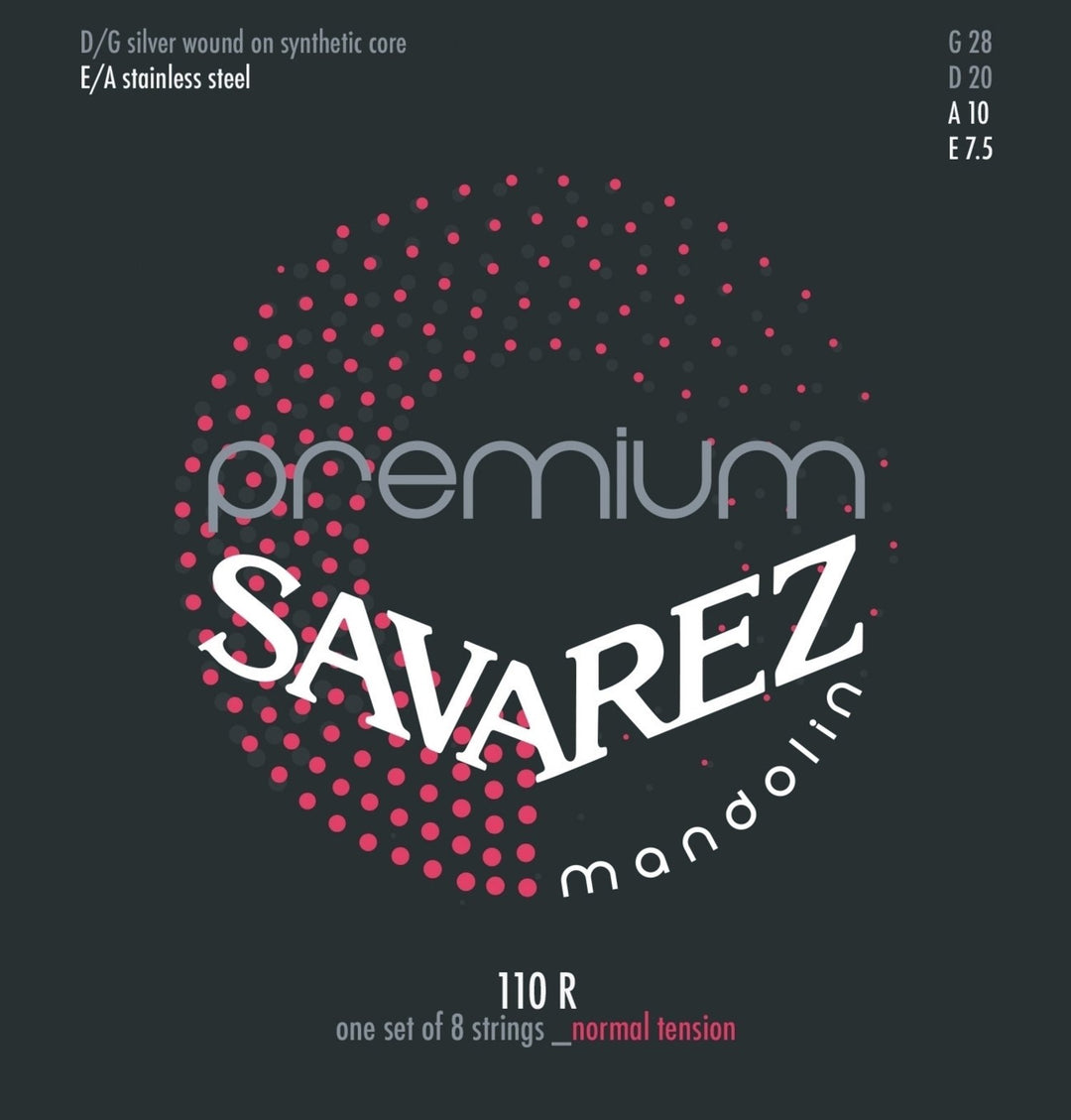 Savarez cordes pour mandoline SAVAREZ Mandoline Premium 110R - Set (110R)