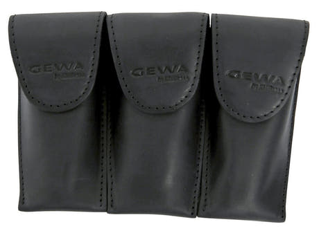 GEWA Crazy Horse Trumpet Triple pour 3 embouchures de trompette, noir