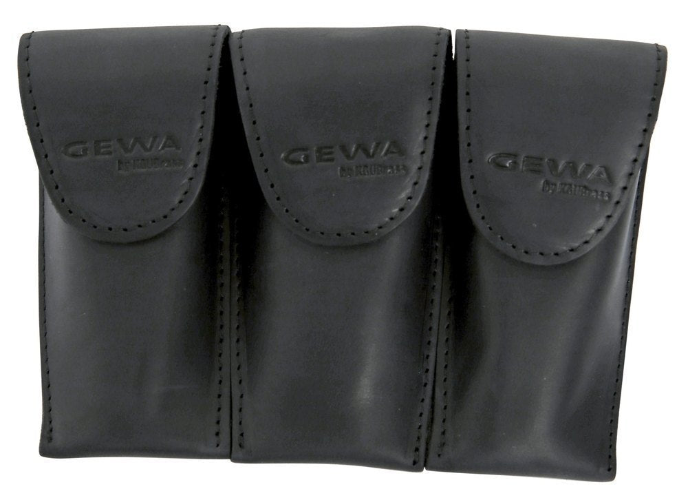 GEWA Crazy Horse Trumpet Triple pour 3 embouchures de trompette, noir