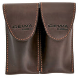 GEWA Crazy Horse Bugle Double pour 2 embouchures de cor, noir