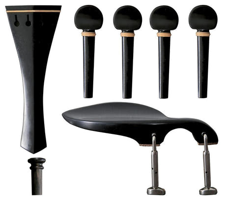 GEWA garniture en ébène pour alto 4/4