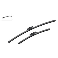 Jeu de balais d’essuie-glace Bosch Aerotwin Flatblade A116S
