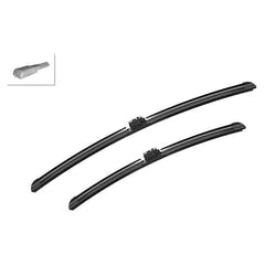Jeu de balais d’essuie-glace Bosch Aerotwin Flatblade A204S