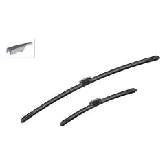 Jeu de balais d’essuie-glace Bosch Aerotwin Flatblade A250S