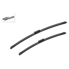 Jeu de balais d’essuie-glace Bosch Aerotwin Flatblade A296S