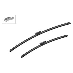 Jeu de balais d’essuie-glace Bosch Aerotwin Flatblade A322S