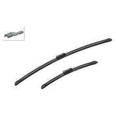 Jeu de balais d’essuie-glace Bosch Aerotwin Flatblade A432S